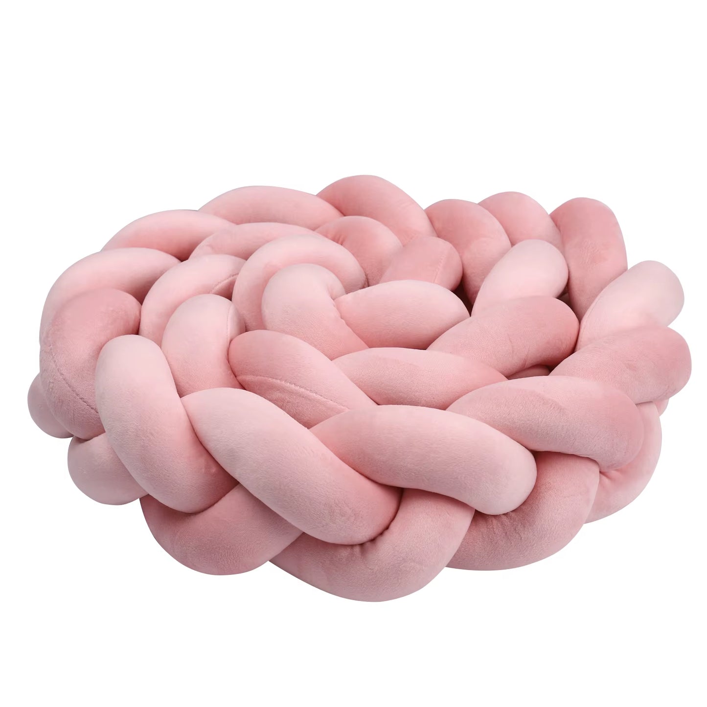 1-4M Baby Bumper Bed Braid Knot Pillow Cushion Bumper for Infant Crib Protector Cot Bumper Room Decor Crib Bedding Braid Set