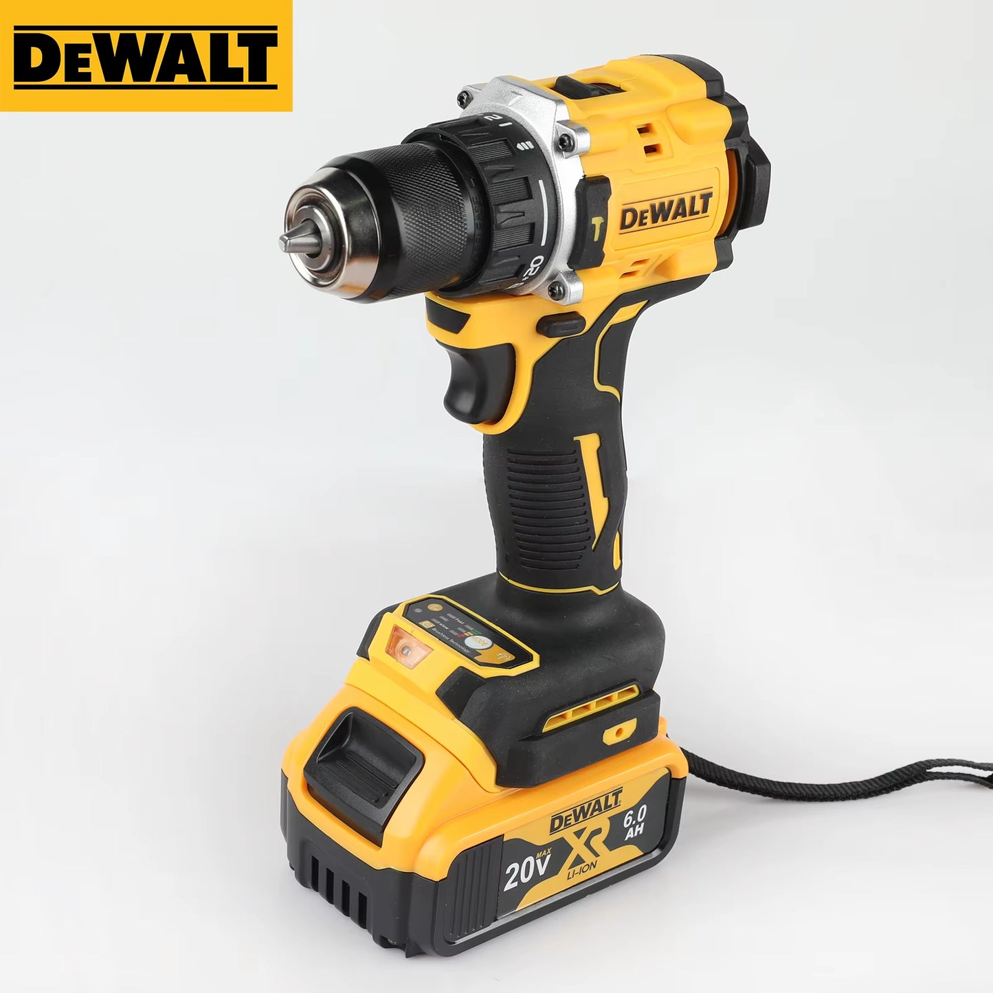 Lithium Battery 20V Rechargeable Brushless Compact Electric Screwdriver Hand Drill Impact Drill DCD805