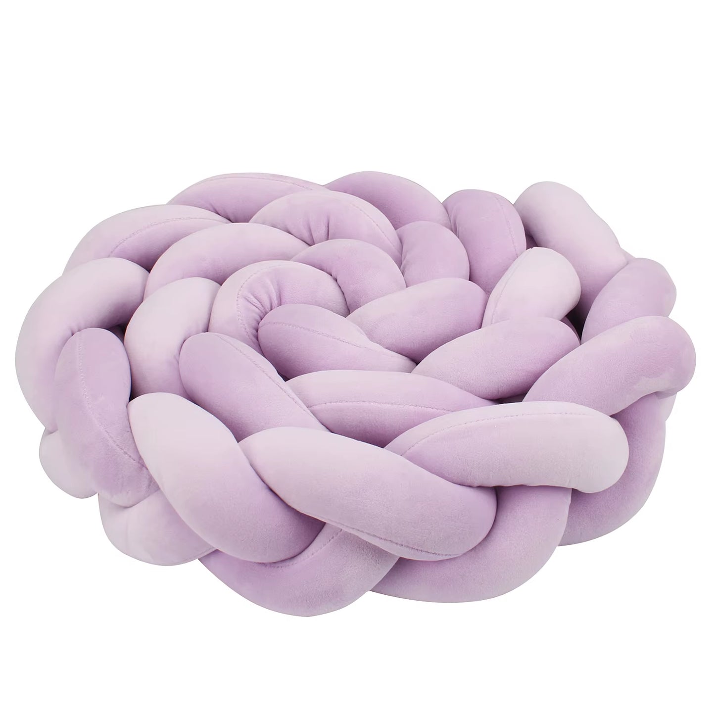 1-4M Baby Bumper Bed Braid Knot Pillow Cushion Bumper for Infant Crib Protector Cot Bumper Room Decor Crib Bedding Braid Set