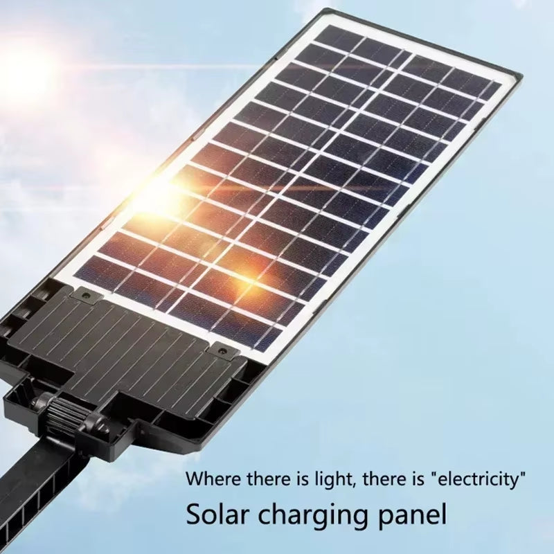 504 Led Powerful Lampe Solaire Outdoor Motion Sensor External Waterproof 12000 Lumen Solar Street Light