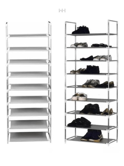 9 Tier Shoe Rack, Shoe Storage, Home Organization, Room Organization, Space Saving