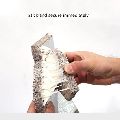 Waterproof Tape High Temperature Resistant Aluminum Foil Butyl Tape Pool Wall Crack Air Pipe Repair Sealing Self-Adhesive Tape