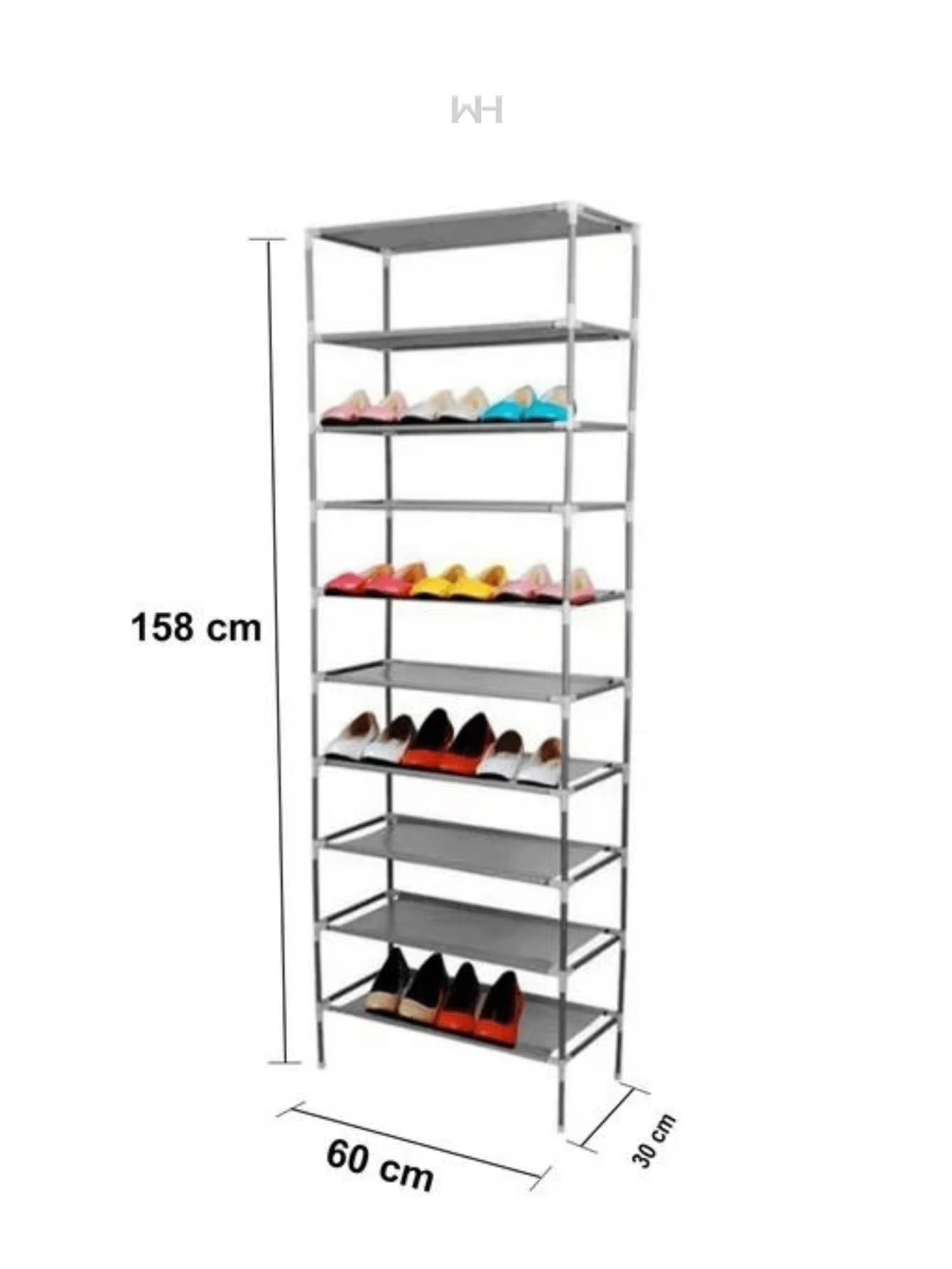 9 Tier Shoe Rack, Shoe Storage, Home Organization, Room Organization, Space Saving