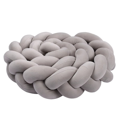 1-4M Baby Bumper Bed Braid Knot Pillow Cushion Bumper for Infant Crib Protector Cot Bumper Room Decor Crib Bedding Braid Set