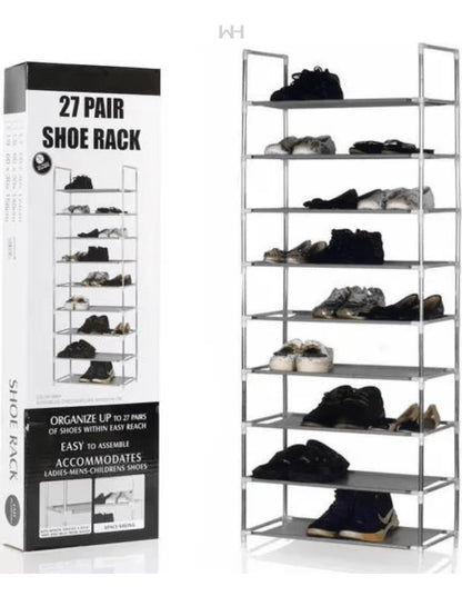 9 Tier Shoe Rack, Shoe Storage, Home Organization, Room Organization, Space Saving