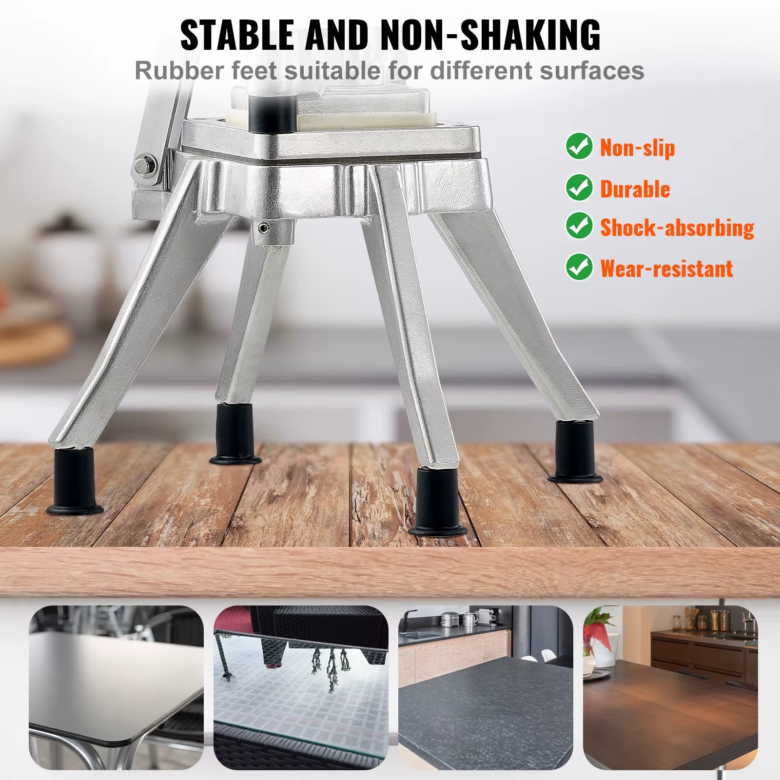 Succebuy Commercial Vegetable Fruit Heavy Duty Professional Food Dicer Kattex French Fry Cutter Onion Slicer Stainless Steel