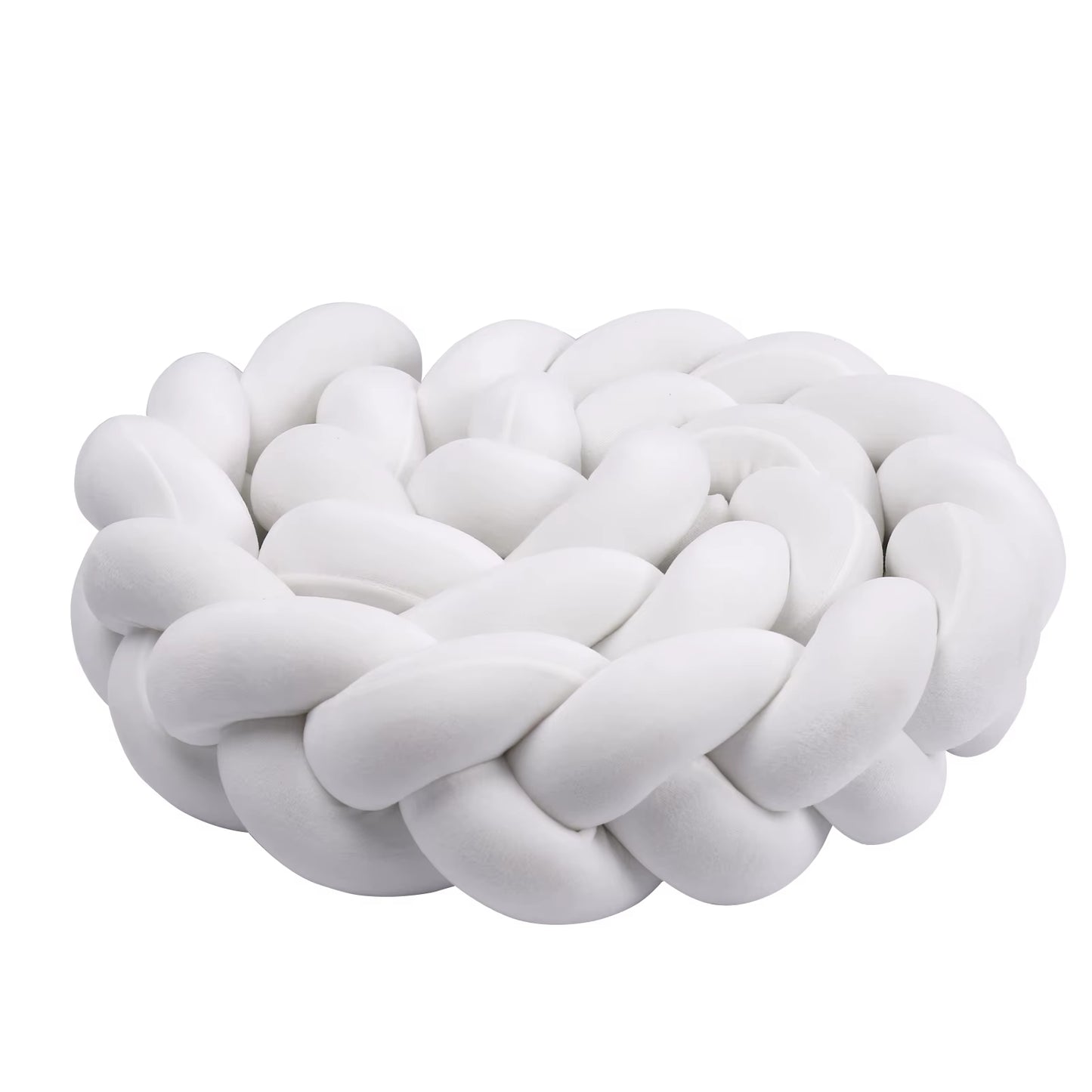 1-4M Baby Bumper Bed Braid Knot Pillow Cushion Bumper for Infant Crib Protector Cot Bumper Room Decor Crib Bedding Braid Set